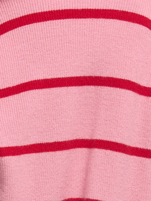 KOGfranca Short L/S Stripe Sea Pink - Image 3