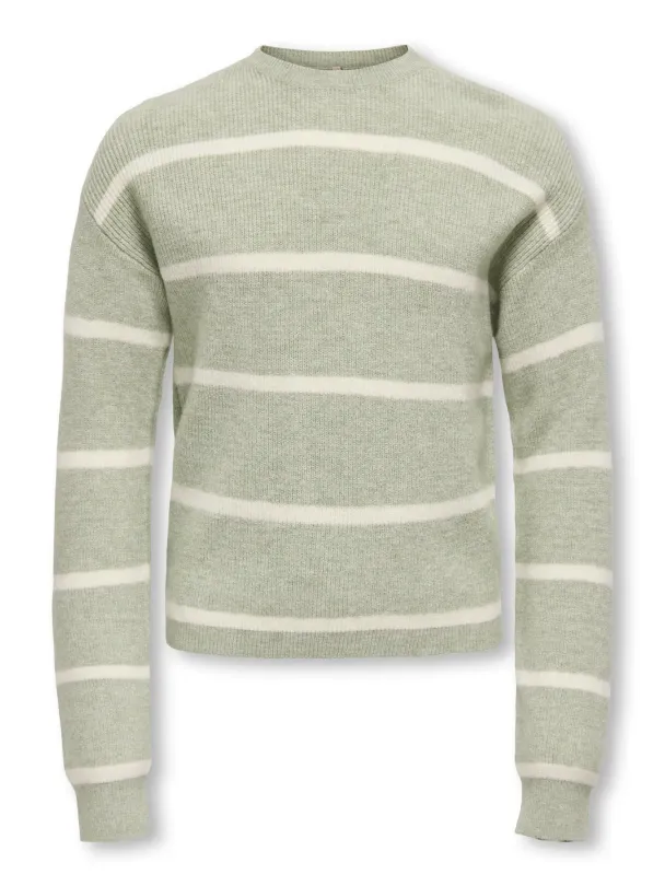KOGfranca Short L/S Stripe Desert Sage - Image 1