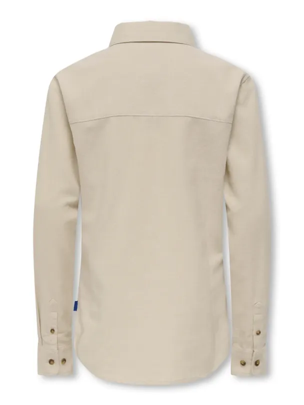 OSJgudmund Slim Shirt Silver Lining - Image 2