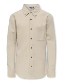 OSJgudmund Slim Shirt Silver Lining