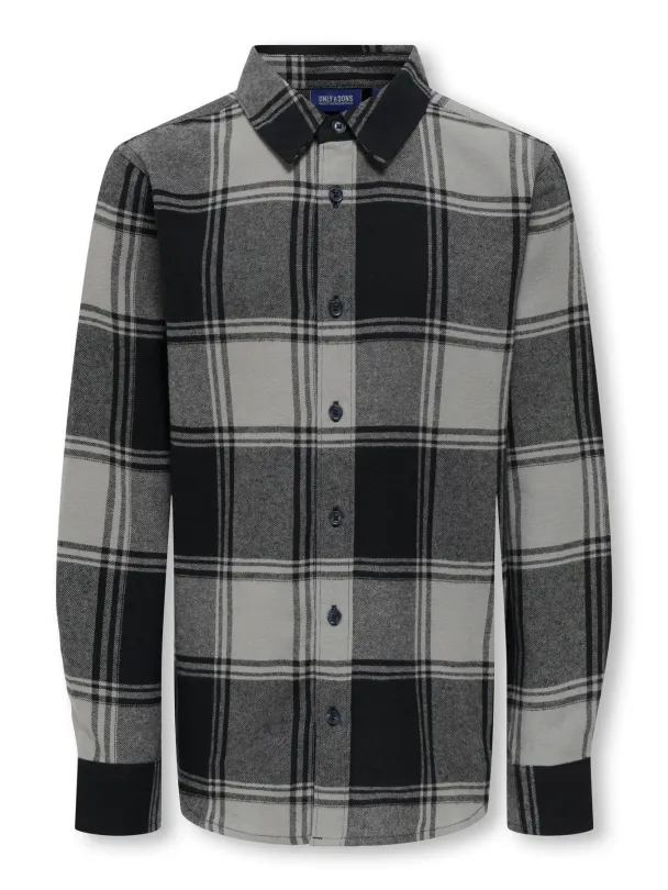 OSJgudmund L/S Shirt Griffin Black - Image 1