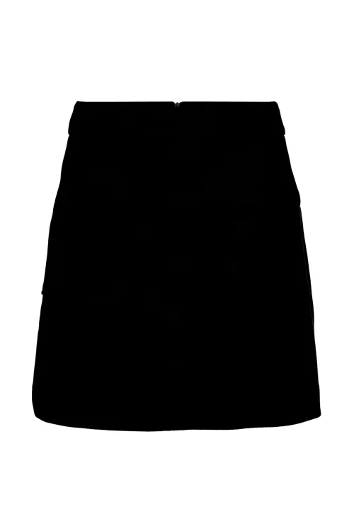 Tanni Faux Leather Skirt Black            |             Tanni Skirt Black  fra A-View