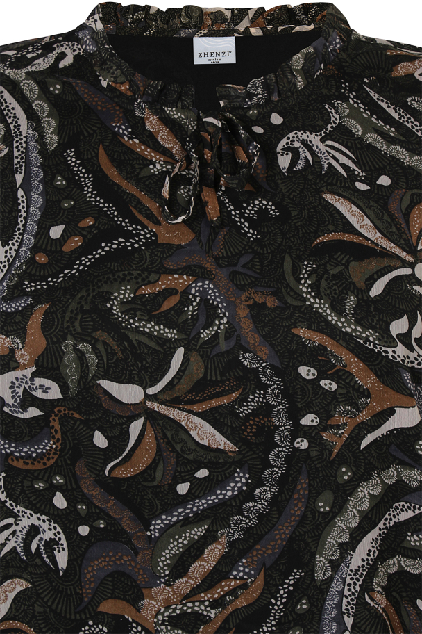 Zhenzi Olar bluse med 3/4 lange ermer - Image 2