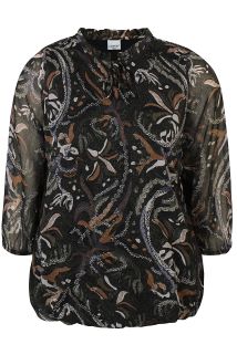 Zhenzi Olar bluse med 3/4 lange ermer