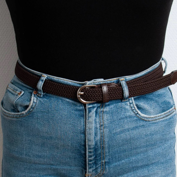 Rosenving smalt strikkbelte - Image 3