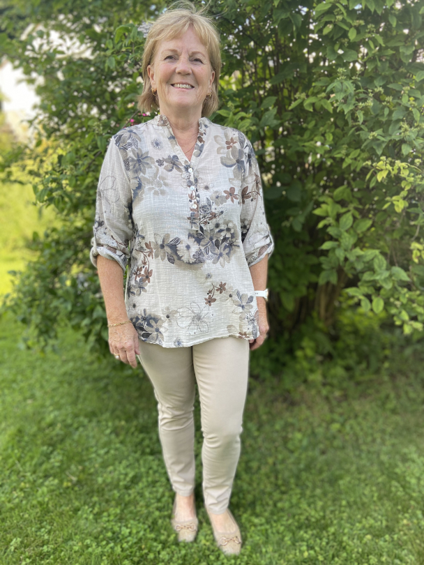 SBAlexa FL Bluse Beige - Image 1