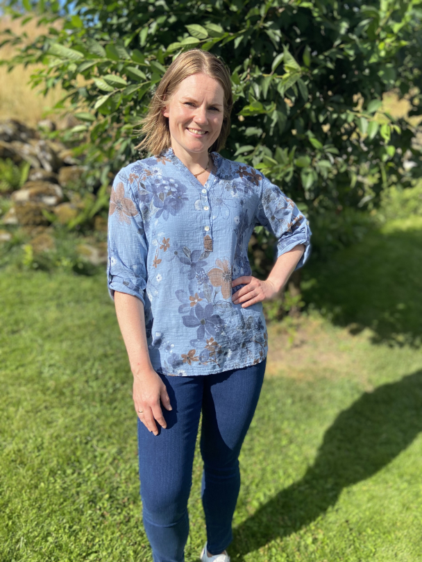 SBAlexa FL Bluse Blå - Image 1