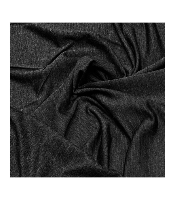 Merinoull- French terry Koks grå