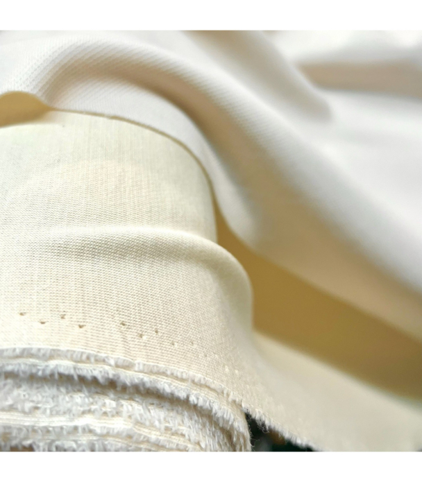 Merinoull- French terry naturhvit - Image 2