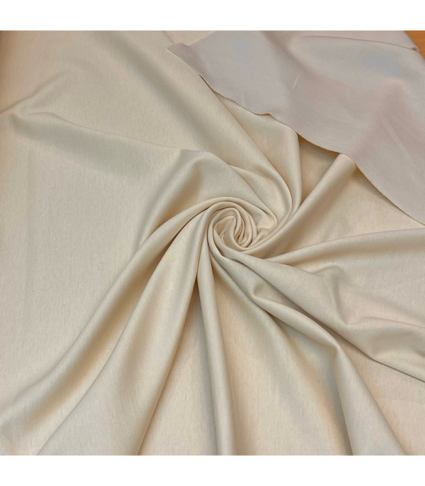 Merinoull- French terry naturhvit - Image 1