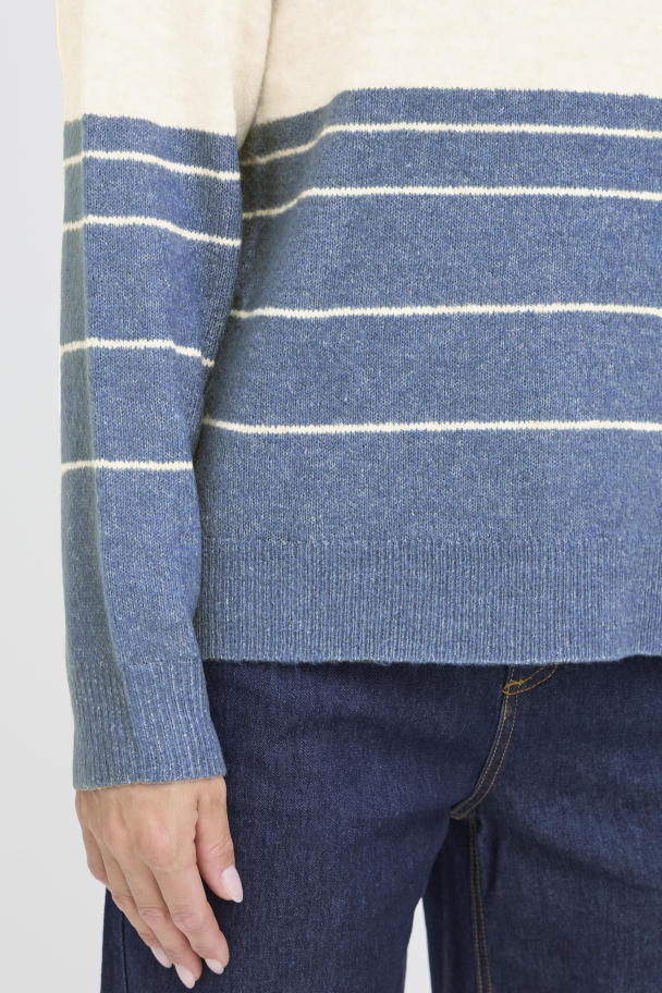 FRellis Genser m/striper Blå - Image 4