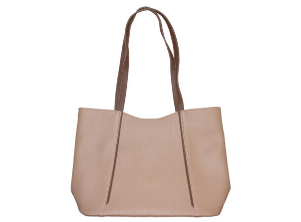 Veske m/hank og Skjerf Beige - Image 1