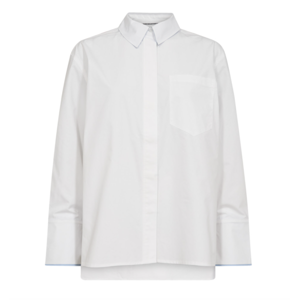 Donna Fold Cuff Shirt             |              Donna Fold Cuff Shirt fra Co´Couture