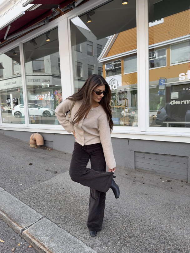 Lulu New Knit Cardigan - Birch  - Image 4