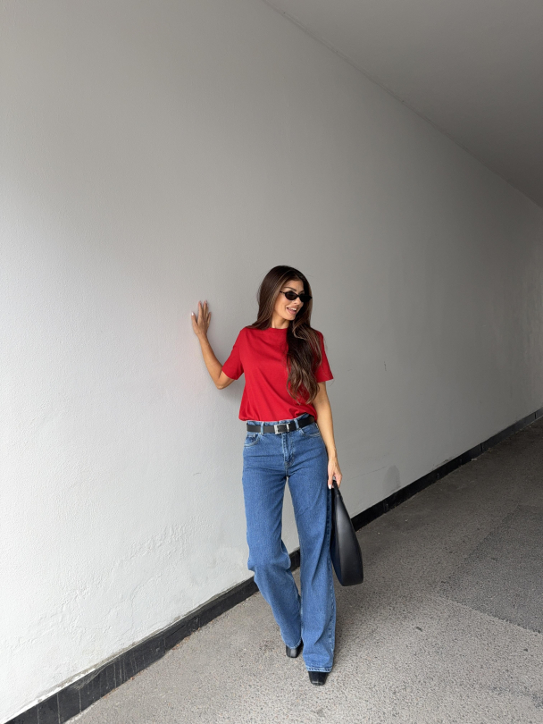 Bea Kori Jeans - Medium Blue  - Image 4