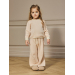 Nadie Wide Knit Pant, Cameo Rose - Lil' Atelier