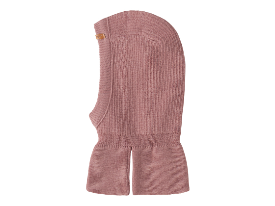 Nanson Knit Balaclava, Misty Rose - Lil' Atelier
