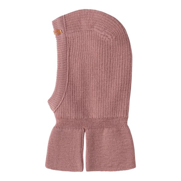 Nanson Knit Balaclava, Misty Rose - Lil' Atelier