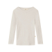 Nalu Rib Wool Slim Top, Turtledove - Lil' Atelier