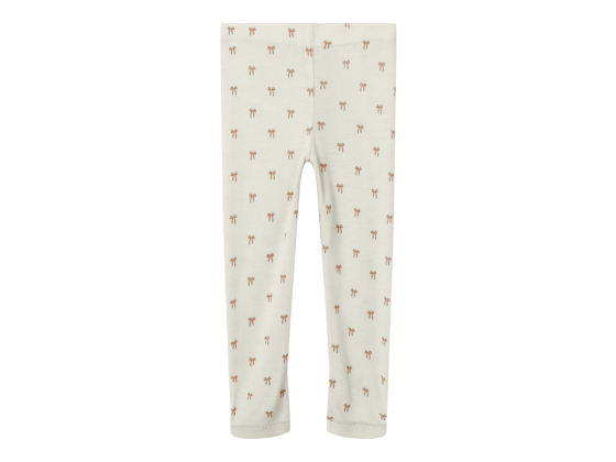 Nalu Wool Slim Legging, Bow - Lil' Atelier