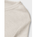 Nalu Rib Wool Slim Top, Turtledove - Lil' Atelier