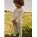 Nalu Rib Wool Slim Top, Turtledove - Lil' Atelier