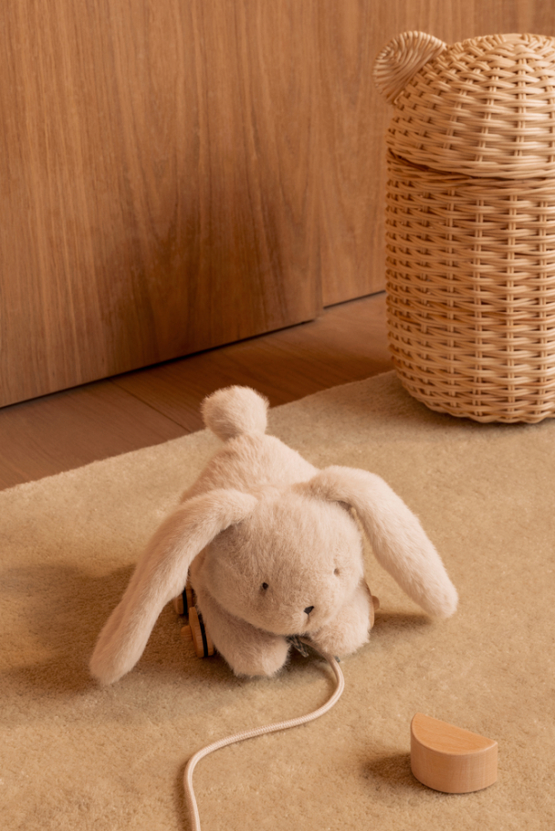 Pera Rabbit Pull Along Toy - Mist - Image 2