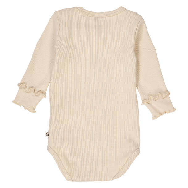 Cozy Me Rib Frill Collar Body - Oak - Image 2