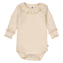 Cozy Me Rib Frill Collar Body - Oak