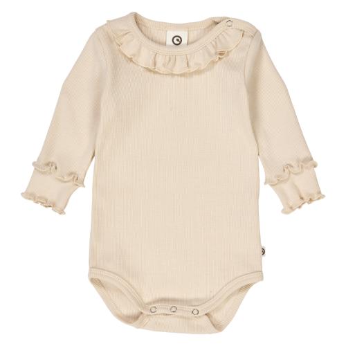 Müsli | Cozy Me Rib Frill Collar Body - Oak
