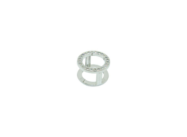 Skjerf Ring Rund Strass
