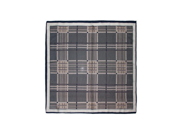 Skjerf Rutet 793878 Blå - Image 2