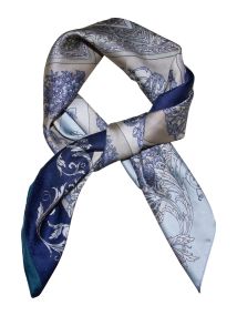 Skjerf Paisley 799175 Blå