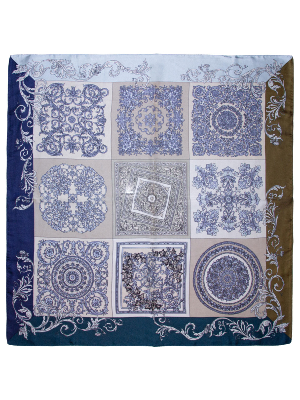 Skjerf Paisley 799175 Blå - Image 2