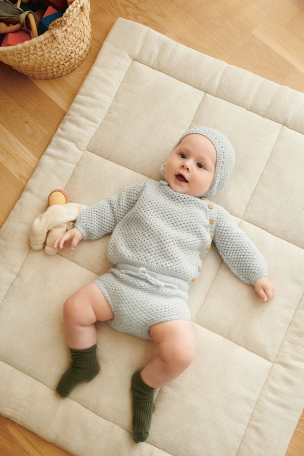 2413 - 5 - April Cardigan, Pants & Bonnet Baby - Image 5