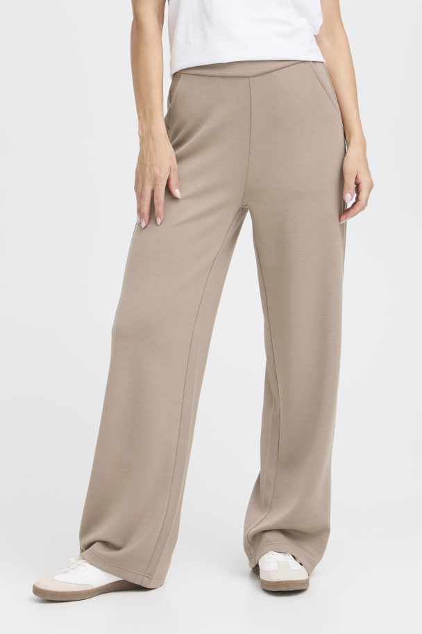 FRaurora Bukse Lys Brun - Image 3