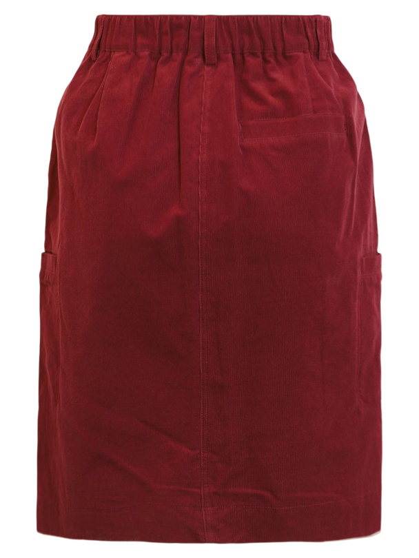 Skjørt Cordfløyel 219143 Burgunder  - Image 2