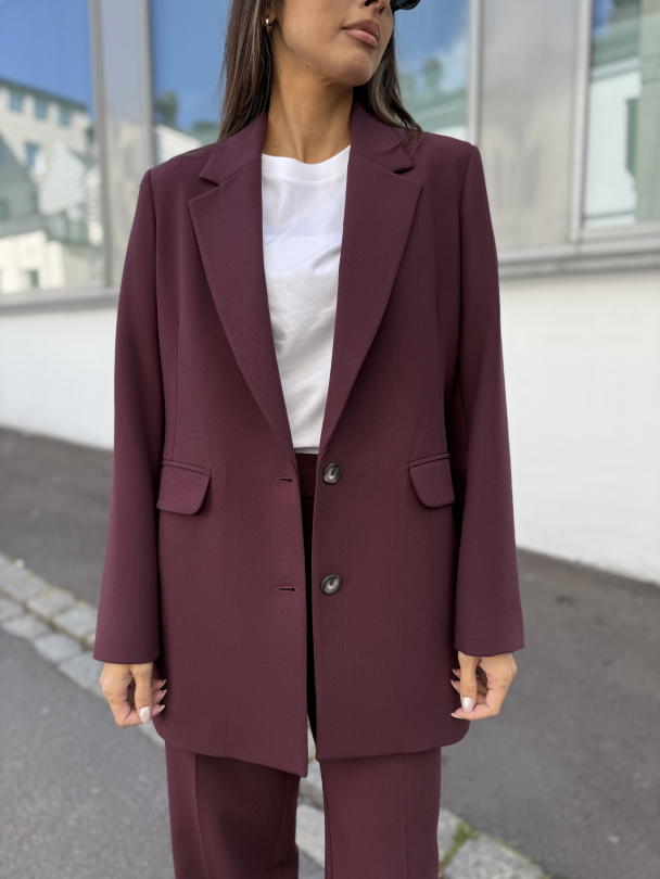 Rita Relaxed Blazer - Figi Melange - Image 1