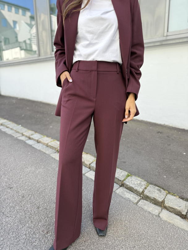 Rita Wide Pant - Figi Melange - Image 1
