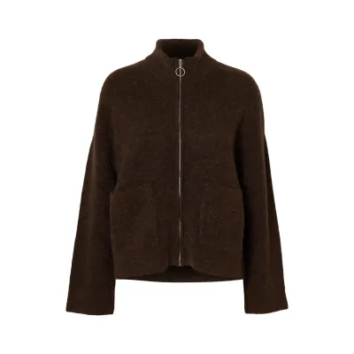 Sia Zipper Cardigan