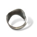Sølvbestikk ring m. mønster