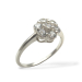 Ring - Rosett cubic zirkoniaer 925