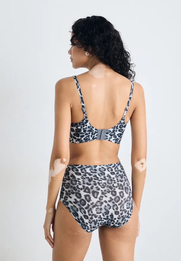 Softstretch, Full briefs, Grey Leopard - Image 2