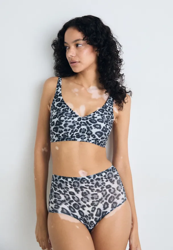 Softstretch, Full briefs, Grey Leopard - Image 4