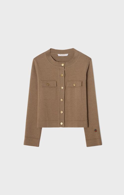 Aria Cardigan Solid Salty Caramel             |              Aria Cardigan Solid Salty Caramel fra Busnel