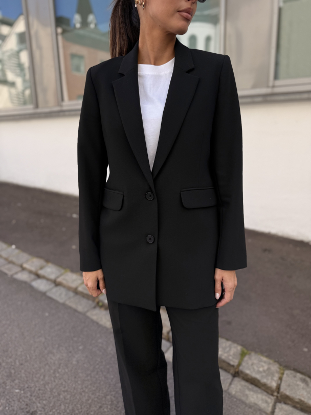Rita Relaxed Blazer - Black - Image 1