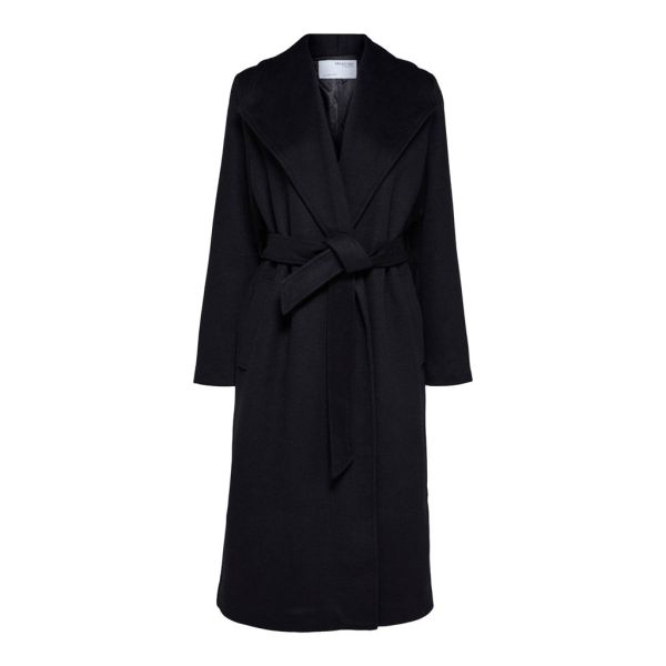 Rosa Wool Blend Coat - Black 