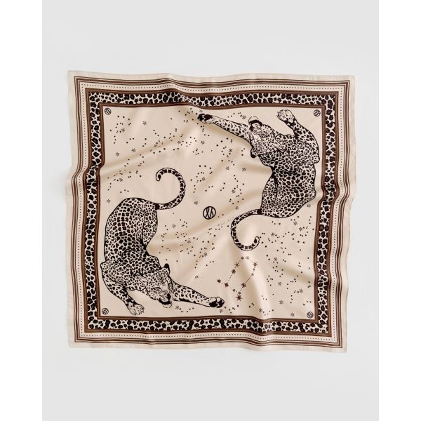 Gemini Scarf - Sand - 65 cm