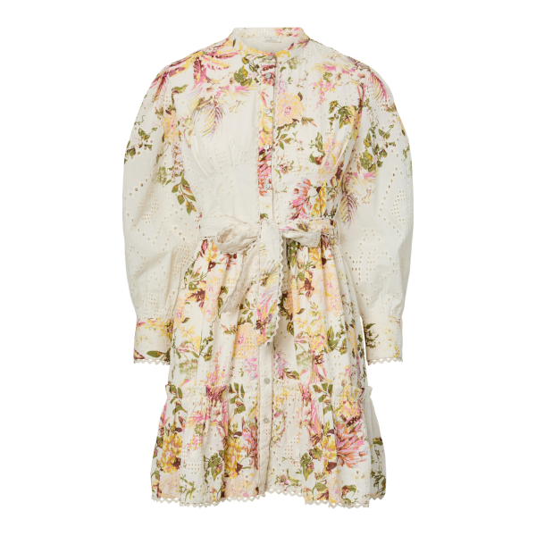Kate Shirt Dress - Birch/Kate Print 