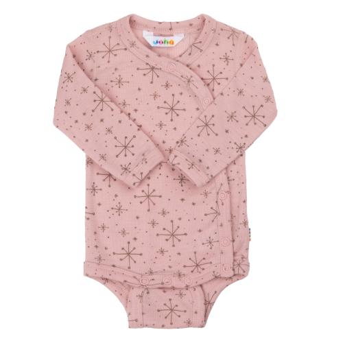 Joha | Omslagsbody Ull - Snowflake Rosa